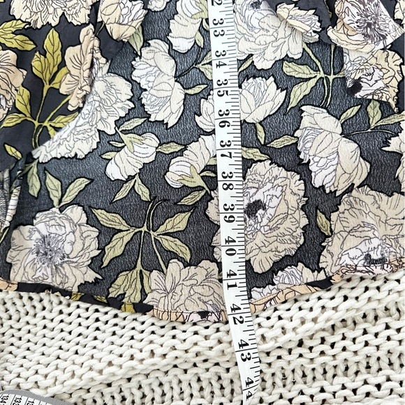 Leith High Low Maxi Women's Floral Elastic Waist Skirt Size XS - Picture 11 of 12